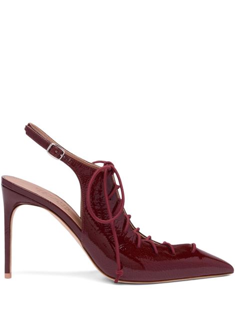 decollete alia 90mm in bordeaux malone souliers - donna